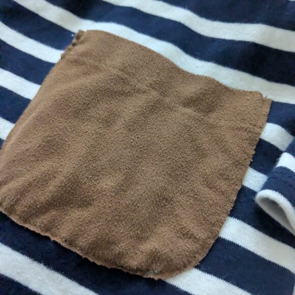 Girls striped long sleeve dress - Picture 2 of 4